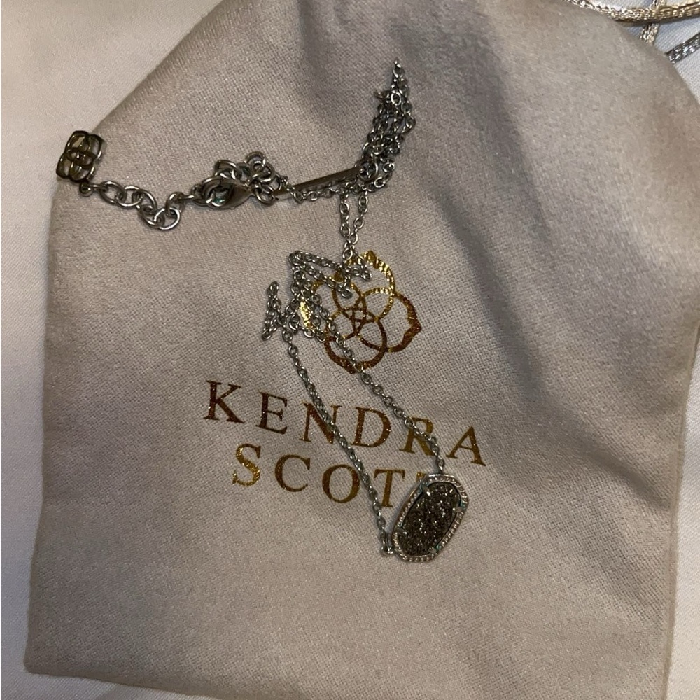 Charcoal Kendra Scott Necklace